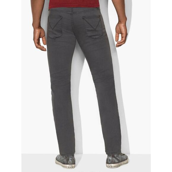 John Varvatos USA Bowery Jeans Mens 33 Black Slim Straight Stretch Meas: 34x32 - Picture 4 of 16